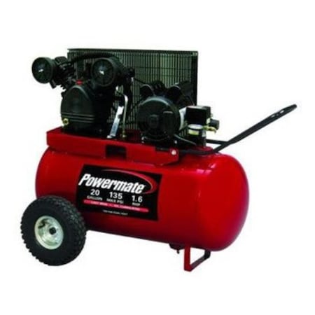 Pro Force 20 Gallon Oil-Lube Horizontal Air Compressor PP1682066.MN